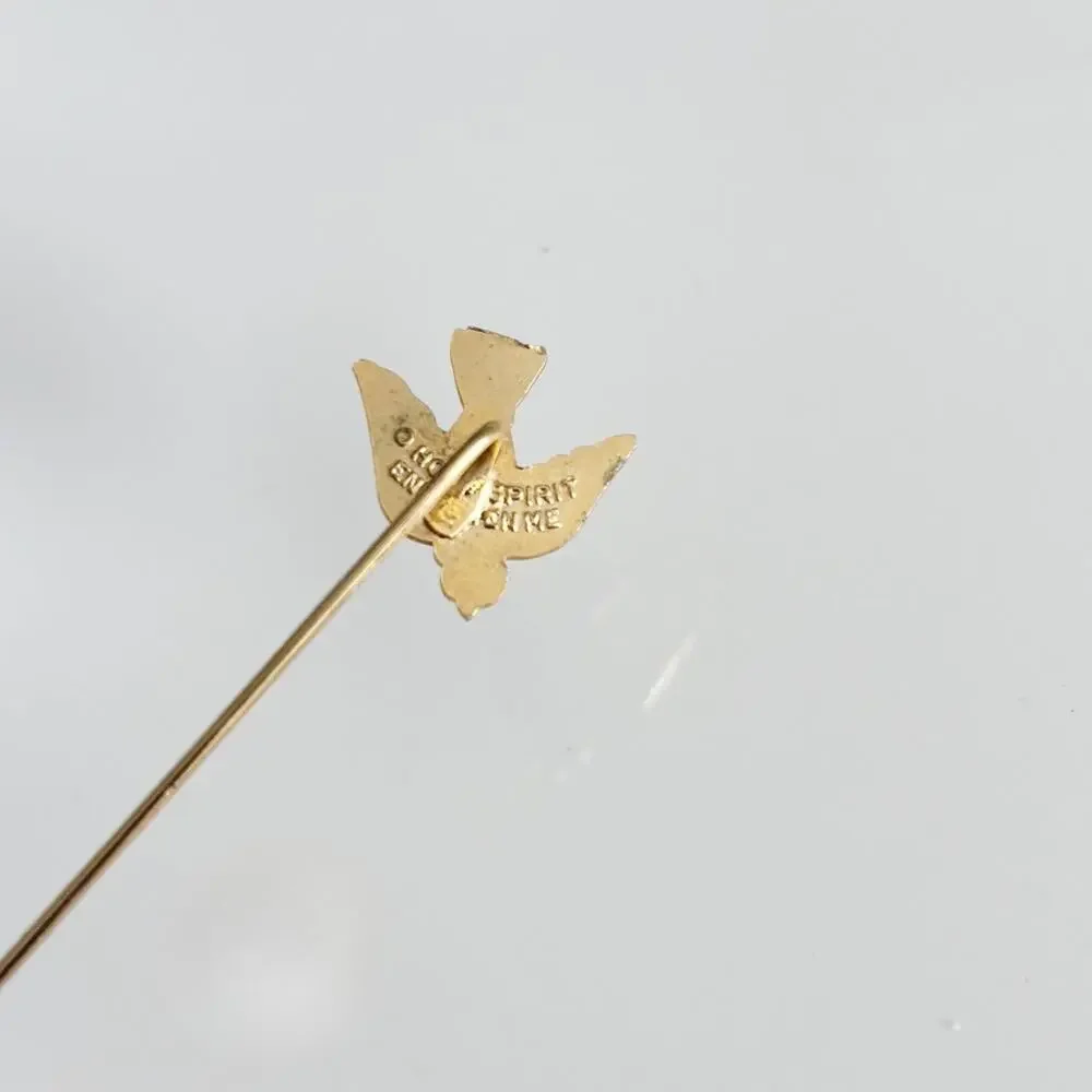 Vintage Stick Pin Set – Butterfly, Floral & Bird Motifs (Set of 3)